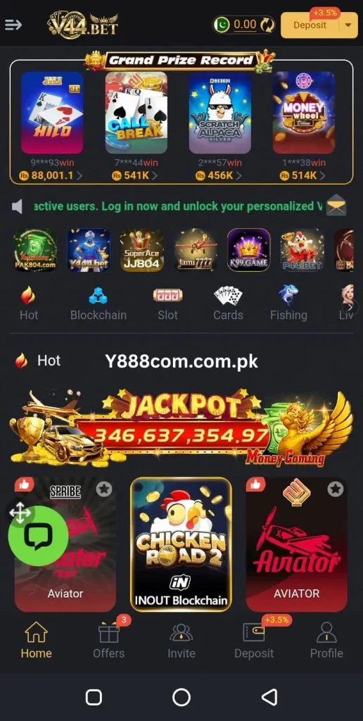 V44bet Game Login